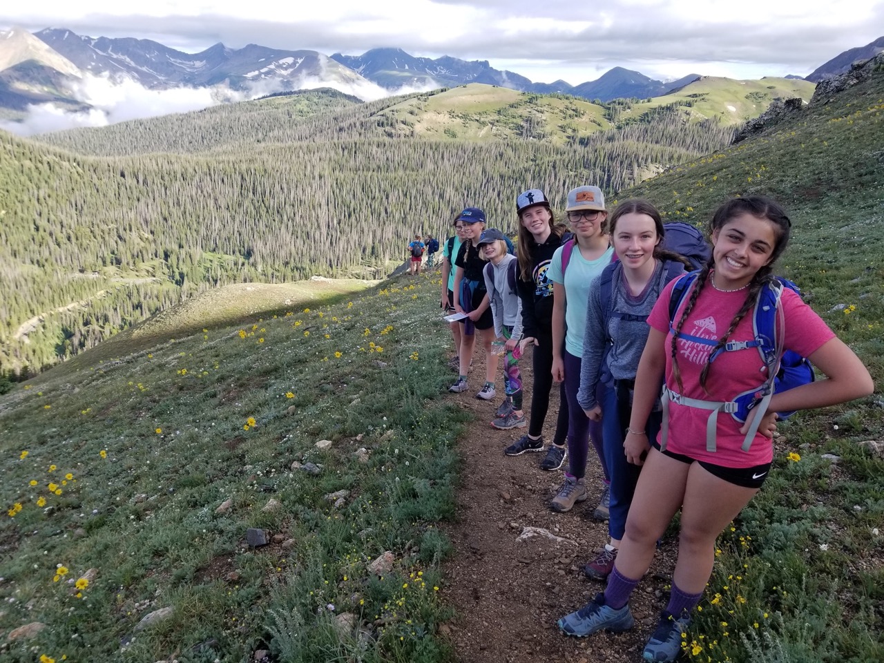 youth climbing camp, girls climbing camp